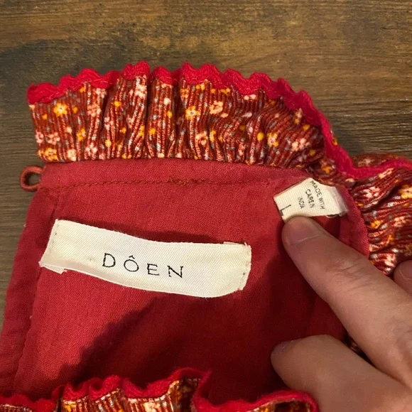 Doen mountain midi dress Size Large - Picture 10 of 16